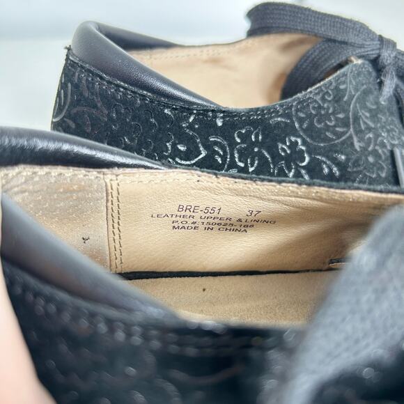 ALEGRIA Oxford Shoes Womens Size 37 Comfort Orthopedic Arch Support Professional - Picture 9 of 9